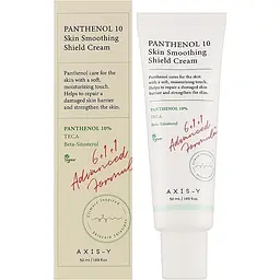 Зміцнювальний крем для розгладження шкіри AXIS-Y Panthenol 10 Skin Smoothing Shield Cream 50 мл