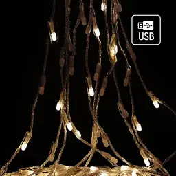 Гірлянда ColorWay Каскад LED 98 7 x 1.5 м 8 функцій (CW-G-98L71CU) - мініатюра 2