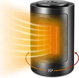Електричний обігрівач Fane Brivennor, 750/1500 Вт, для приміщень, швидкий, 70°, коливальний, портативний, 3-кратний, захисний, кер