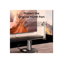 Кабель мультимедійний HDMI M to HDMI F 5.0m V2.0 4K60Hz Vention (AHCBJ) - мініатюра 4