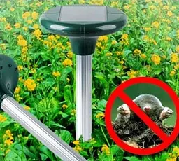 Відлякувач кротів на сонячній батареї набір 2 шт - мініатюра 2