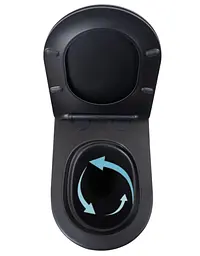 Унітаз підвісний Qtap Scorpio Ultra Quiet, з сидінням Slim Duroplast/ Soft-close/ Quick Release QT14332380AMB - мініатюра 5