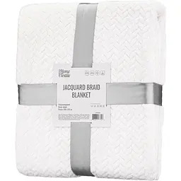 Плед Ardesto Jacquard Braid 200х220 см 100% поліестер айворі pbe0050502
