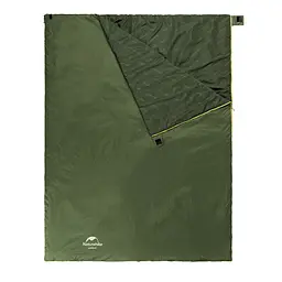 Спальник Naturehike LW180 Mini (NH21MSD04) +15°C - правий - 205см - темно-зелений - мініатюра 3