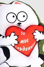 Мяка іграшка-сувенір Кошеня 00384-3 Хакі (2000990387493) shop (2000990387493) - мініатюра 3