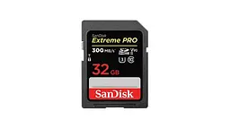 Картка пам'яті SDHC SanDisk Extreme Pro 32 Gb class 10 UHS-II U3 V90 (300 Mb/s) - мініатюра 4