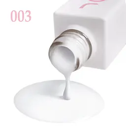 Гель-лак для нігтів білий 003 з шиммером JOIA vegan 6 мл - мініатюра 3