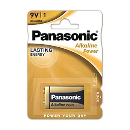 Батарейка Panasonic Крона 6LR61 Alkaline Power x 1 (6LR61REB/1BP)