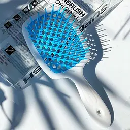 Щітка-гребінець Janeke Superbrush 1830 Blue & White [176906] - мініатюра 4
