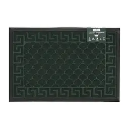 Килимок придверний Eco Fabric Луска з кромкою смарагд 40 х 60 см (4060-105)