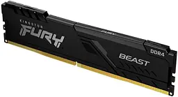 Модуль пам'яті Kingston Fury DDR4 8GB 3200Mhz Beast Black (KF432C16BB/8WP) - мініатюра 3