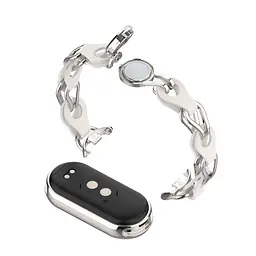 Ремінець до фітнес браслета Armorstandart Chain Wristband для Xiaomi Smart Band 10/9/8 Silver (ARM86889) - мініатюра 3