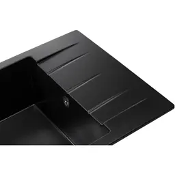 Мийка кухонна GRANADO LINARES black shine (gr0801) - мініатюра 3