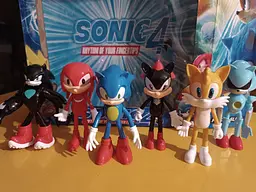 Ігрові фігурки Сонік у коробці Sonic 4, 6 шт