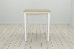 Кухонний стіл Ferrum-decor Агата 75x70x70 Білий ДСП Сонома 16мм (FRD-106240)