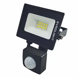 Набір: Прожектор світлодіодний з датчиком руху Evrolight FM-01D-10, 10W 6400К 2 шт. (000059244) - мініатюра 2