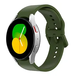 Браслет Color Angle для Samsung Galaxy Watch 6 - зелений ширина кріплення 20мм силікон Watchbands (W29-7WB5646433) - мініатюра 2