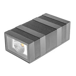 Підсвітка Brille LED фасадна IP65 AL-218/2х3W NW COB BK - мініатюра 4