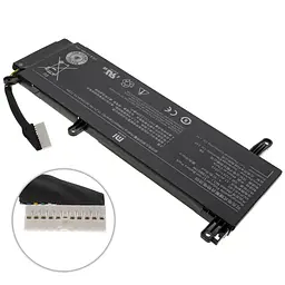 Акумулятор для ноутбука Xiaomi G15B01W (Mi Gaming Laptop 2019) 15.2V 3620 mAh 55.02Wh Black - мініатюра 2