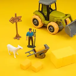 Ігровий набір Otamanko Веселий хутір трактор - мініатюра 6