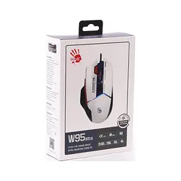 Мишка A4Tech Bloody W95 Ultra USB White/Black (4711421002325) - мініатюра 9