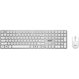 Комплект (клавіатура + миша) MSI Forge K210 Combo White UA [166436]
