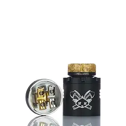 Бак дріпка Hellvape Dead Rabbit 3 RDA 24mm Matte Black (15861) - мініатюра 4