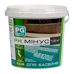PG-20 рН мінус 1.5кг (Італія) в гранулах з буферним ефектом, 062001 PG-20.1.5