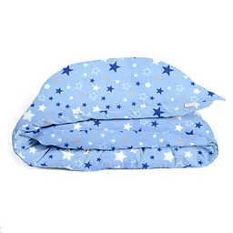 Дитяча постільна білизна Cosas COLOR STARS CS1 110х140см (StarsColorBlue_DarkBlue_140) - мініатюра 4