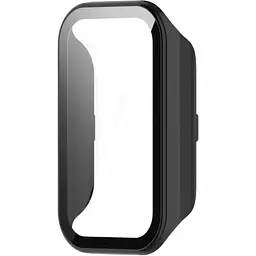 Чохол-накладка DK для Xiaomi Redmi Smart Band 2 Пластик Gloss Glass Full Cover (015558) (black)