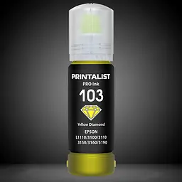Чорнило PRINTALIST 103 для Epson L3100/3110/3150 70г Yellow водорозчинне (PL103Y) - мініатюра 4