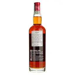 Віскі Kavalan Triple Sherry Cask Single Malt Taiwan Whisky 40% 0.7 л у подарунковій упаковці - мініатюра 4