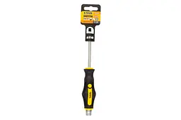 Викрутка ударна шліцева плоска Mastertool SL6 x 100мм HEX 49-6610 - мініатюра 7