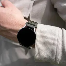 Ремінець нейлоновий на липучці для смарт-годинника BeWatch Samsung 20 мм Хакі (1011316.2UW) - мініатюра 4