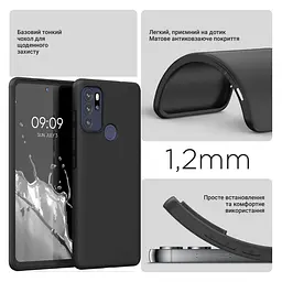 Силіконовий чохол BeCover для Motorola Moto G60s Black (711094) - мініатюра 2
