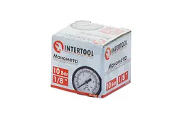 Манометр до блоку підготовки повітря пневматичний Intertool 1/8" PT-1437 - мініатюра 3
