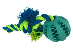 Іграшка для собак Derby Rubber Dog Chew Toy with Rope - мініатюра 3
