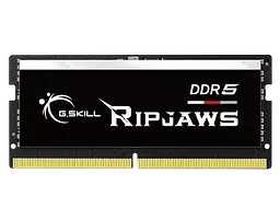 Оперативна пам'ять G.Skill 16GB SODIMM DDR5 4800MHz Ripjaws (F5-4800S4039A16GX1-RS)