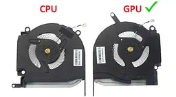 Вентилятор для ноутбука HP OMEN 16-K 16-N TPN-Q280 TPN-Q281 GPU 5V - мініатюра 3