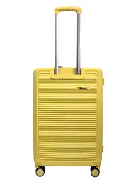 Валіза середня M Milano bag 024 поліпропілен Жовтий - мініатюра 3
