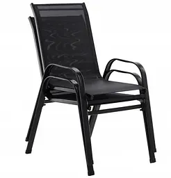 Крісло садове Garden Line Majorka Black - мініатюра 2