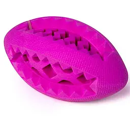 Flamingo Foam Dina Rugby фламинго регбі м'яч іграшка для собак з ароматом малини