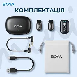 Микрофон Boya mini-18 TRS for camera Black (mini-18) - миниатюра 15
