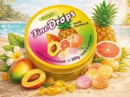 Льодяники Woogie Fine Drops Exotik Geschmack 200г - мініатюра 4