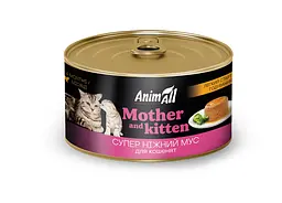 Вологий корм для котів та кошенят AnimAll легкий старт годівлі, 195г