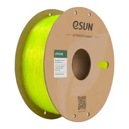Пластик для 3D-принтера eSUN TPU HIGH SPEED 1,75mm 1kg FLUORES YELLOW (TPU-HS175F-Y1P1) - мініатюра 1