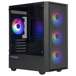 Комп'ютер ігровий Prologix (E107) (i3-10100F/16/1TBSSD/750W/RX480-8Gb) Б/В - мініатюра 2