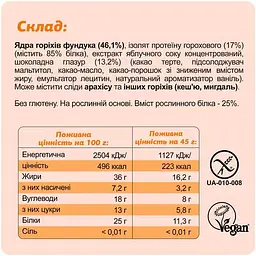 Батончик протеїновий Fizi Protein Hazelnut + choco у шоколадній глазурі 45 г - мініатюра 3