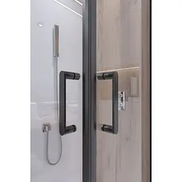 Душова кабіна Qtap Taurus BLA1099SC6 Clear, прозорий, чорний - мініатюра 6