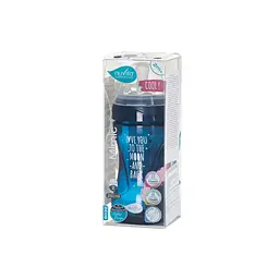 Дитяча пляшечка Nuvita 6031 Mimic Cool антиколікова 3+ 250 мл темно-синя NV6032NIGHTBLUE - мініатюра 2